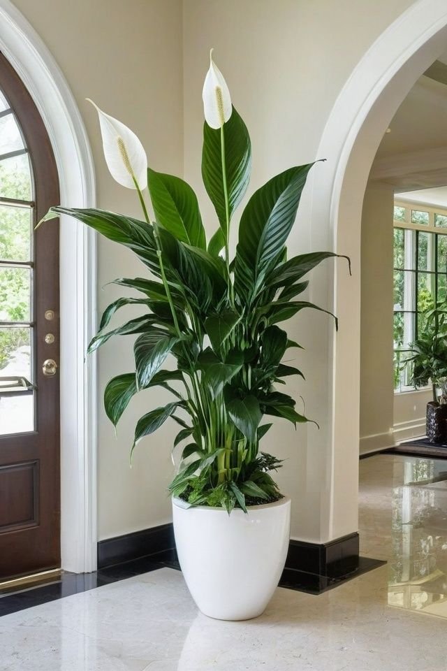 🌿 اسباثي مائي | Peace Lily (Spathiphyllum) - زراعة مائية - Image 2