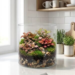 زجاج اسطواني 17سم عريض